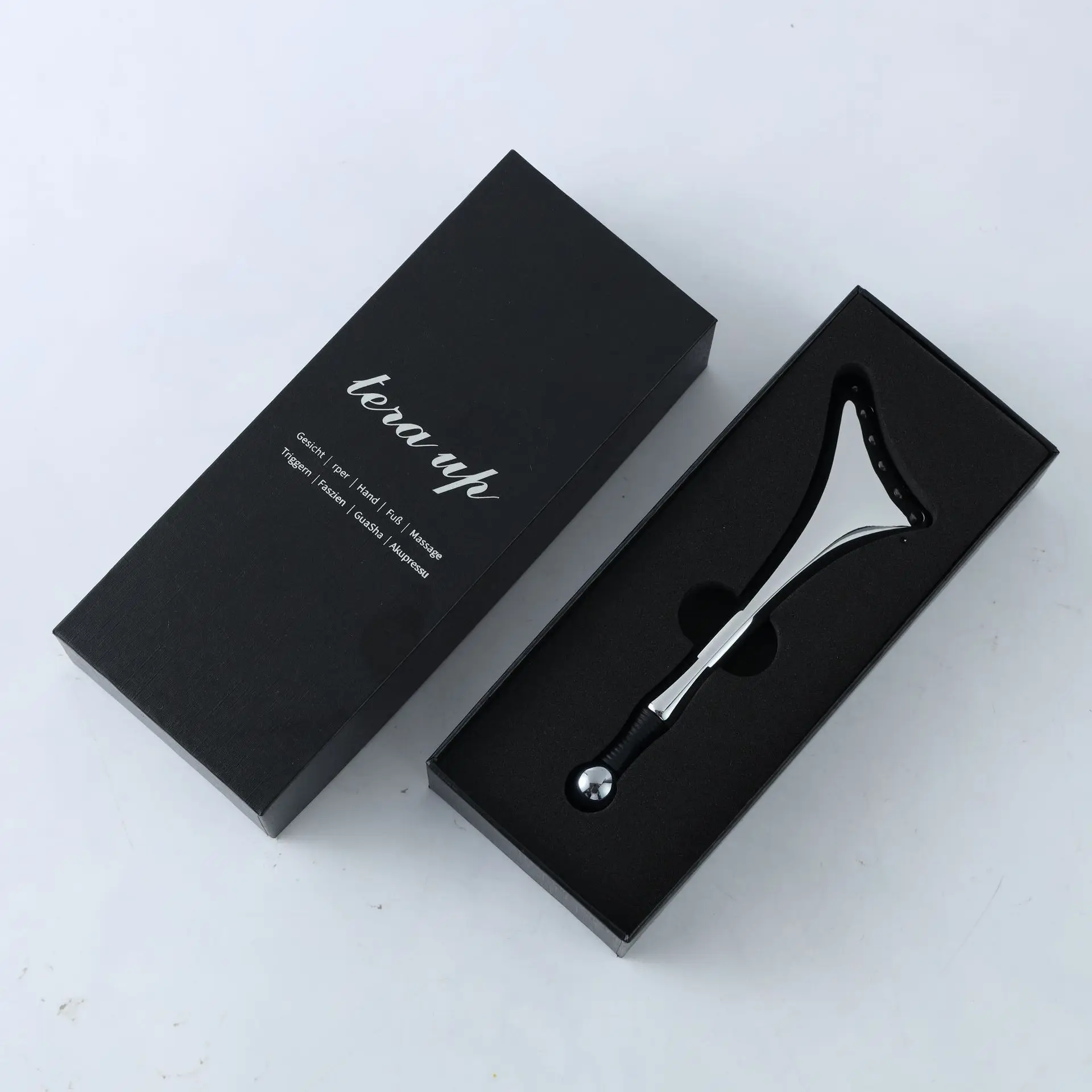 Terahertz GuaSha Facial Beauty Scraping Massage Tools Firm Skin Care Face Gua Sha SPA Physical Therapy Gue Che Lifting Device