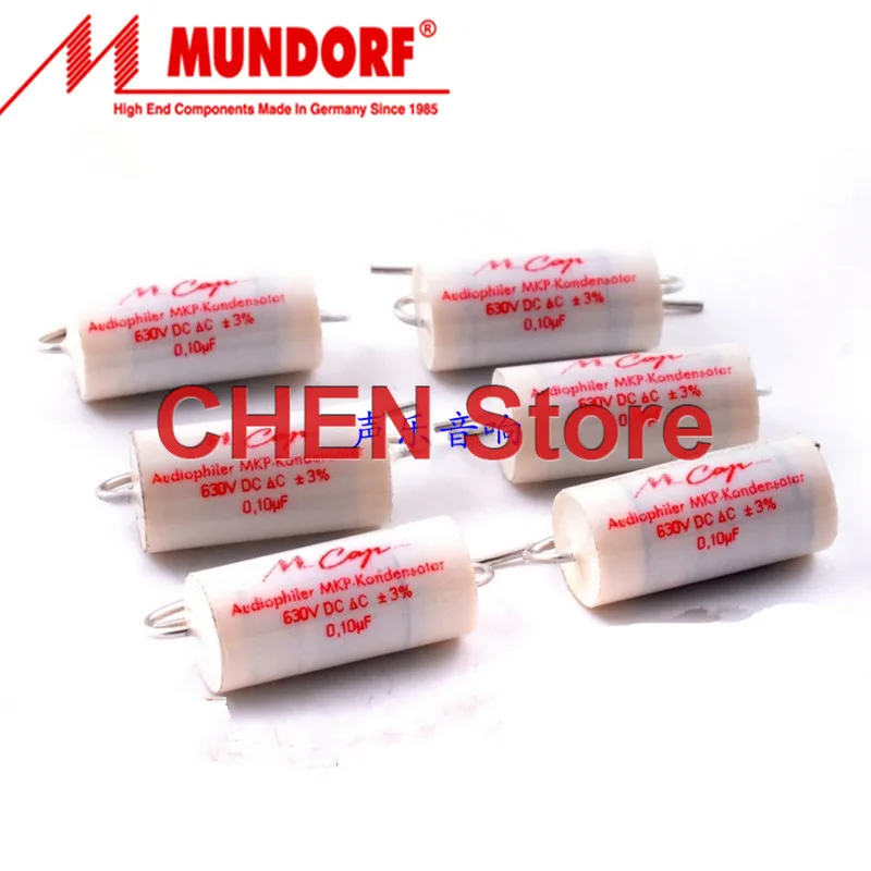 2PCS/lot Germany Mundorf Mcap 630V 0.1UF 0.22UF 0.33UF 0.47UF 0.56UF 0.68UF 2.2UF 2.7UF 10UF Audiophiler Capacitor Free Shipping