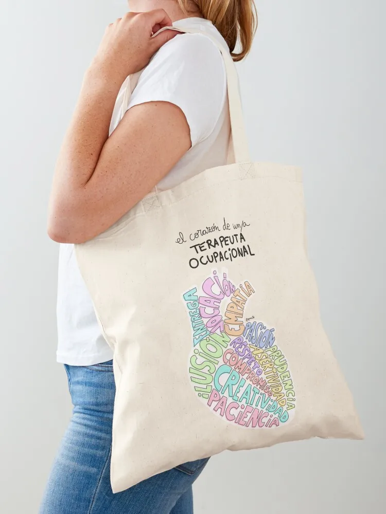 

Occupational Therapist Heart Tote Bag Fabric bag shoping bag Beach reusable shopping