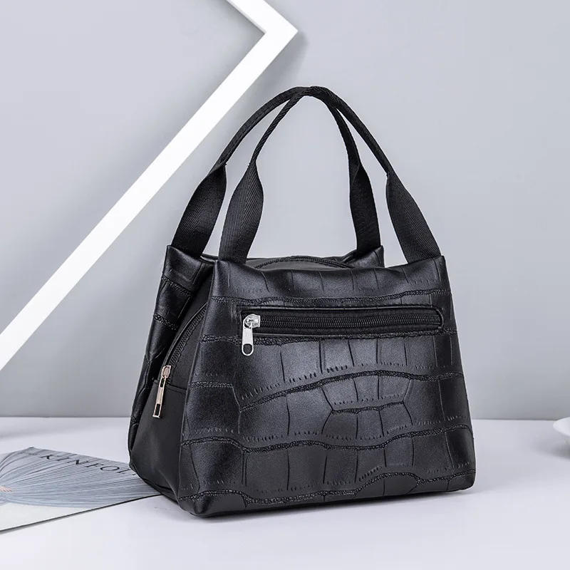 

New! Women's Minimalist Stylish Lunch Box Bag - Large-Capacity Lightweight, Waterproof Small Square Handbag