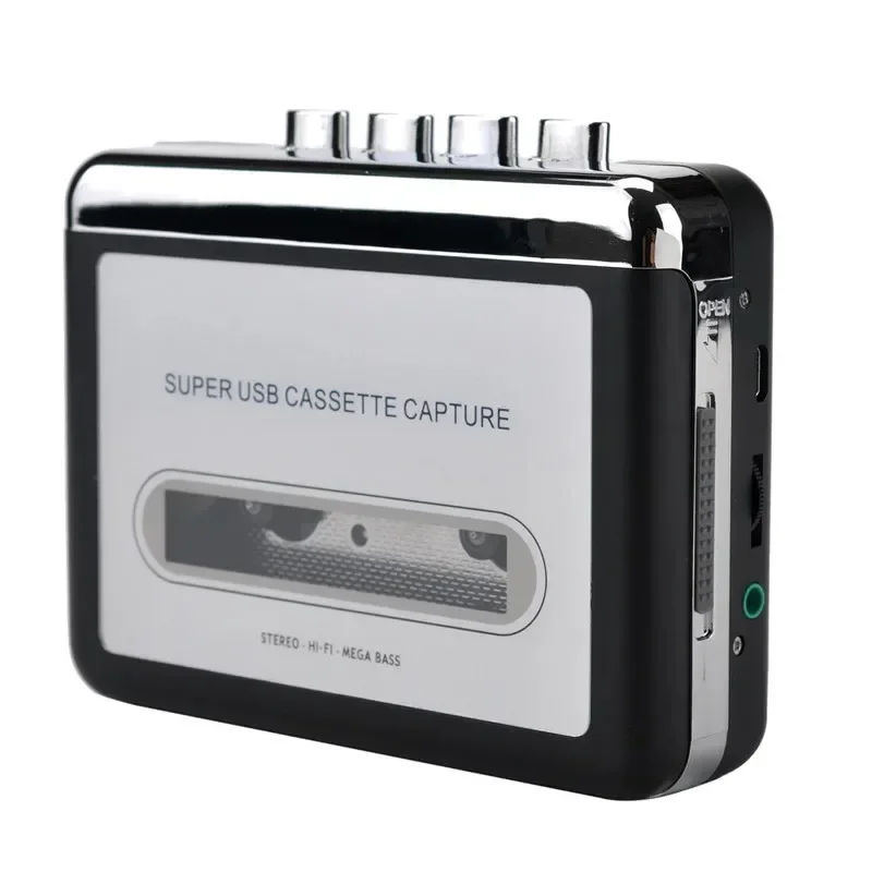 Convert Tape Cassette to MP3, Capture Audio Music, Player on Tape to PC Laptop Via USB Cables, Cassette Player Converter