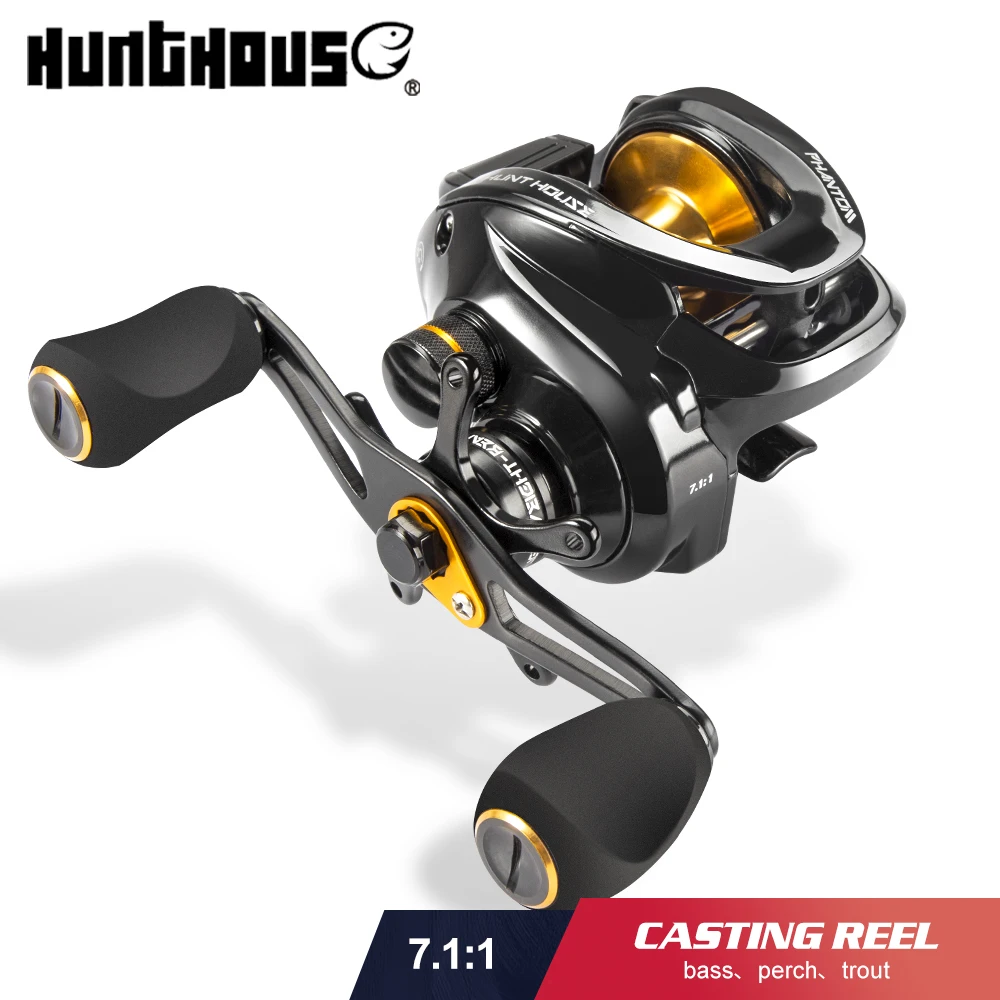Carrete Baitcast Hunthouse 7.1:1 con Arrastre de 8kg - imagen 4