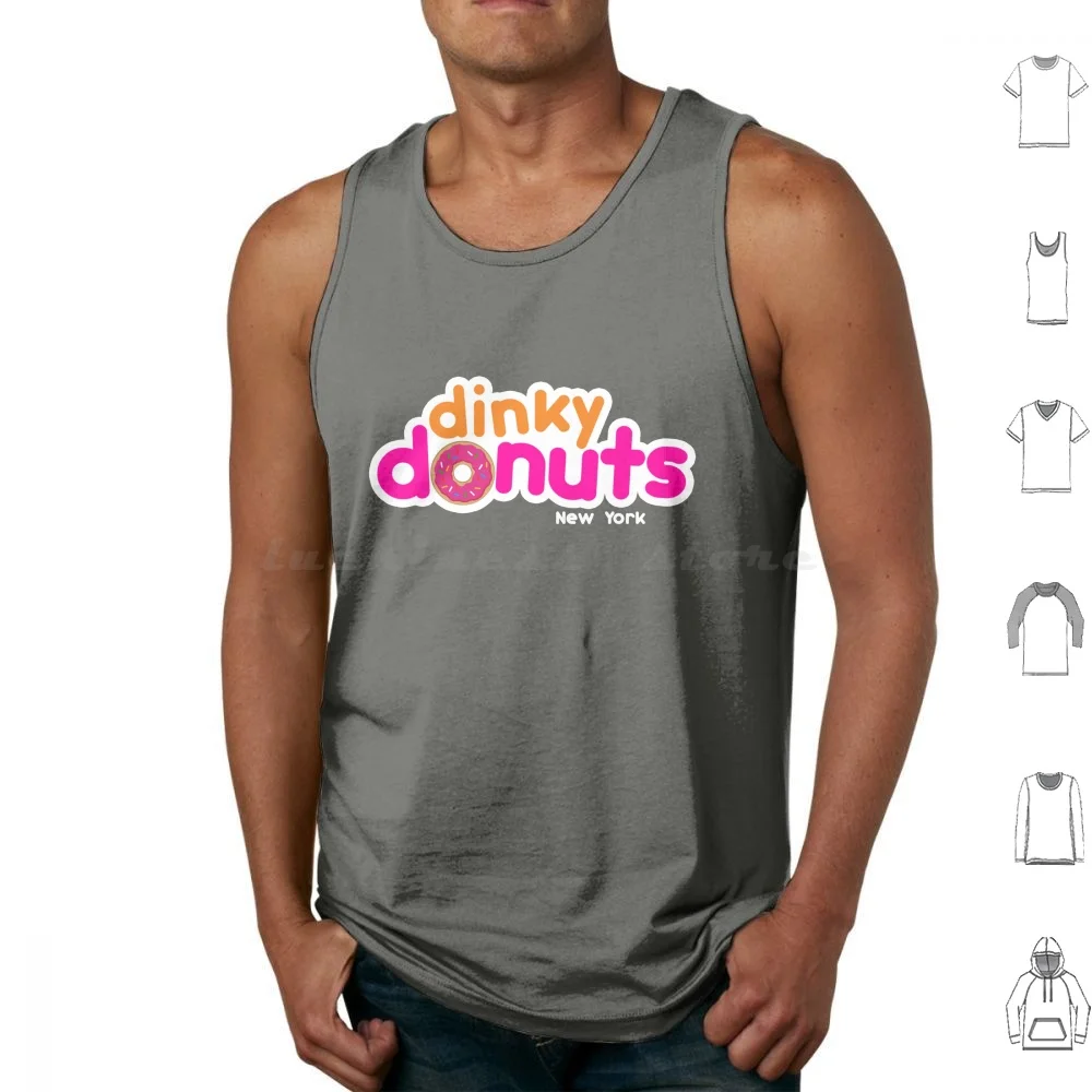 Dinky Donuts Tank Tops Vest Sleeveless Dinky Donuts Kramer Goerge Elaine