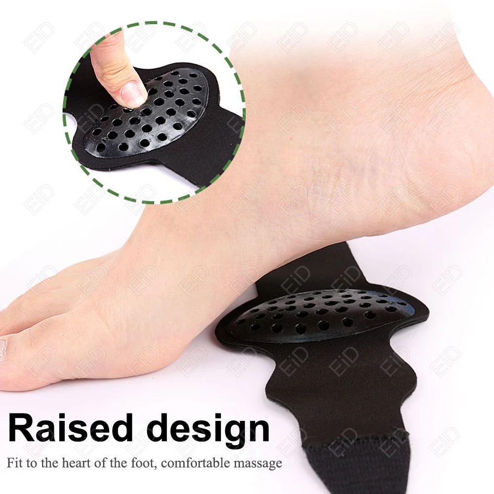 Silicone Gel Foot insoles Bandage Arch Sports Pad Flat Collapse Support Orthopedic Pad Foot Valgus Sole Pad for Bunion Corrector