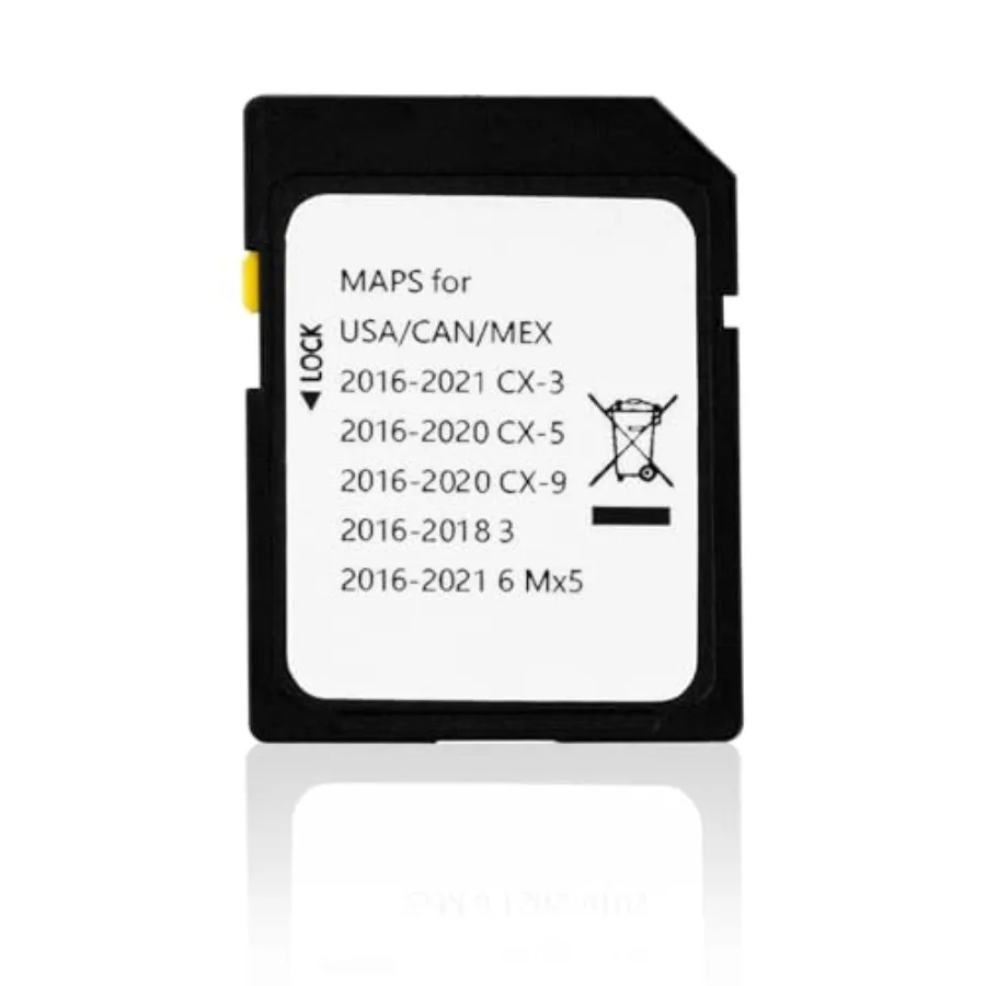 

Latest Version Navigation SD Card Fits for Mazda 2014-2018 - 3, -, 2016-2020 - CX-5/CX-9 Car GPS Navigation System for USA/Cana