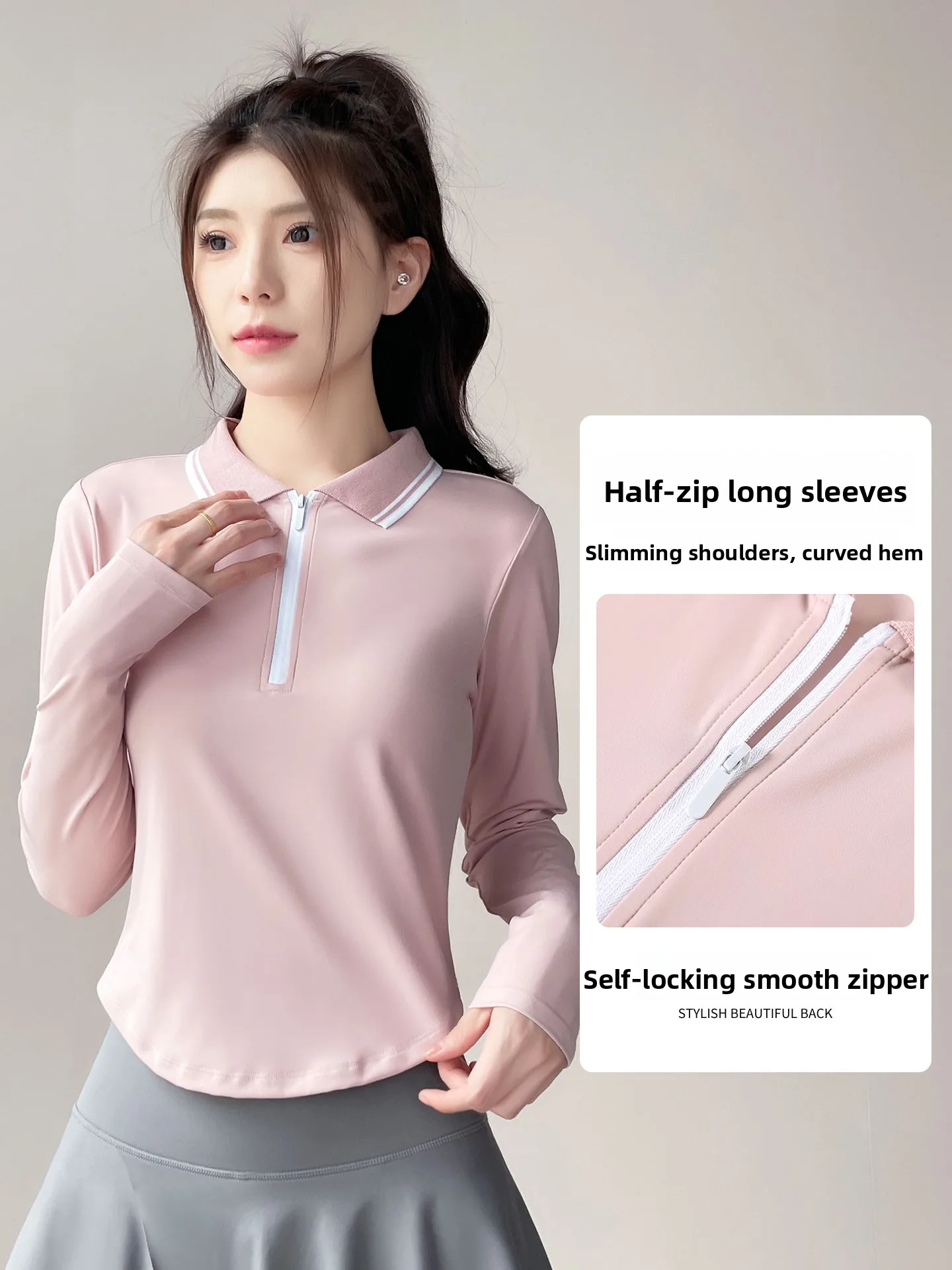 Ensemble de vêtements de sport pour femmes, course à pied, Fitn, Long, Sve irt, jupe de Tennis, Badminton orm, automne 2025, nouveau Sle TUCANO