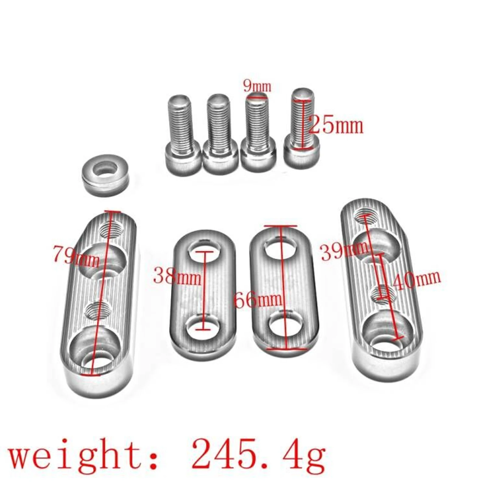 Motorbike Handle Bar Clamp Raise Extend Handlebar Mount Riser For Honda Goldwing GL1800 2001-2017