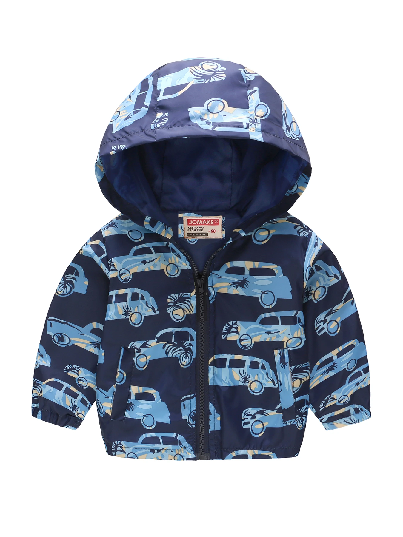 Stylish Cartoon Dinosaur Windbreaker Jacket for Boys - Perfect for Casual Wear!