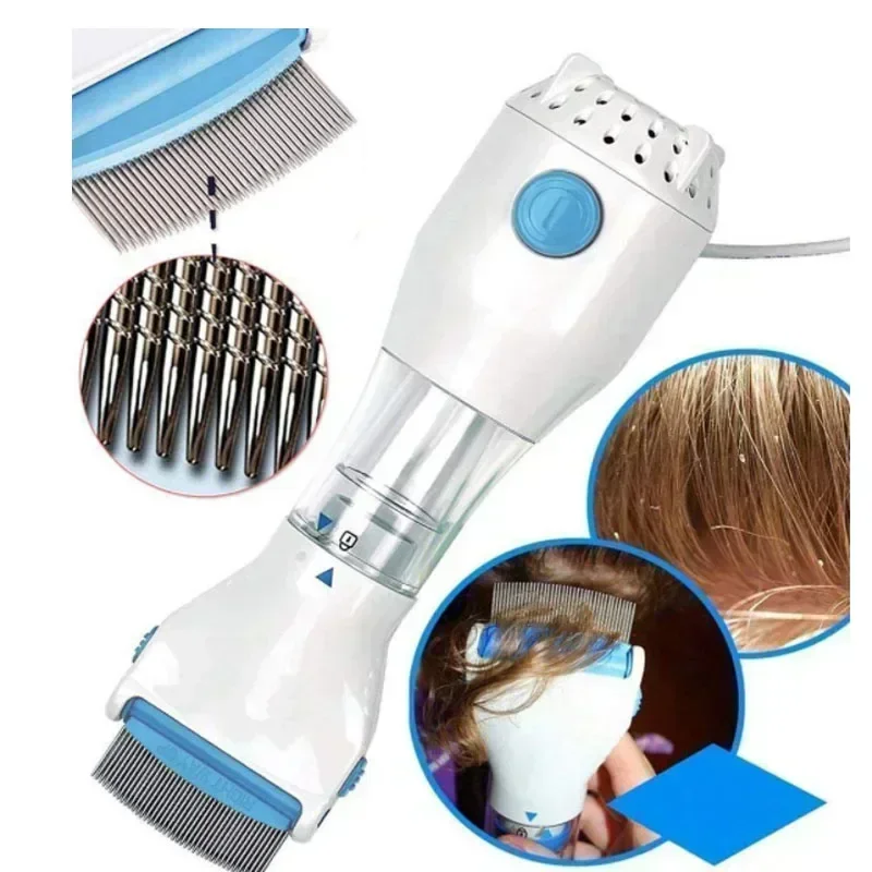 Pet Electric Lice Grabber Comb Multifunctional Physical Flea Removal Killer Brush for Cats Dogs Hair Cleaner Lice Remover Comb view 6