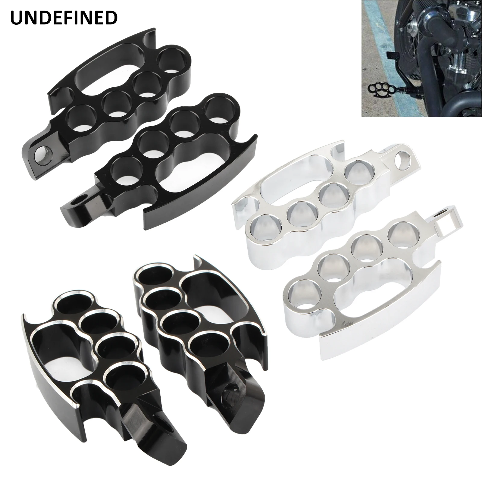 Motorcycle Flying Foot Pegs 45 Degree Footrest Pedals For Harley Touring Road King Sportster 883 Dyna Street Bob Softail Fat Boy