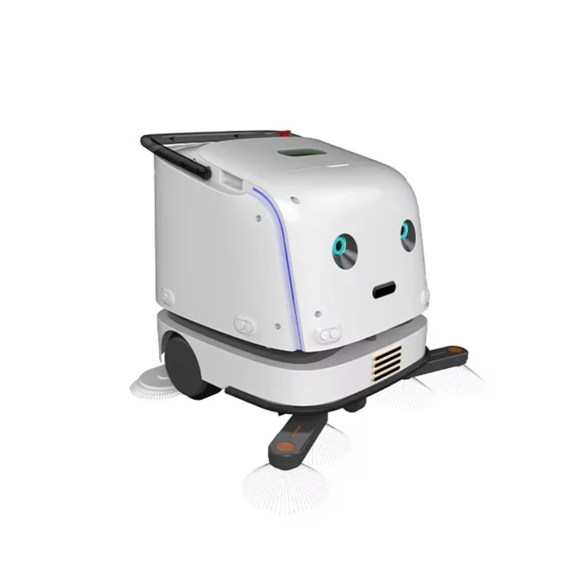Commercial Cleaning Robot App-Controlled Auto Charge Floor Mopper for Airport Office Building Hotel