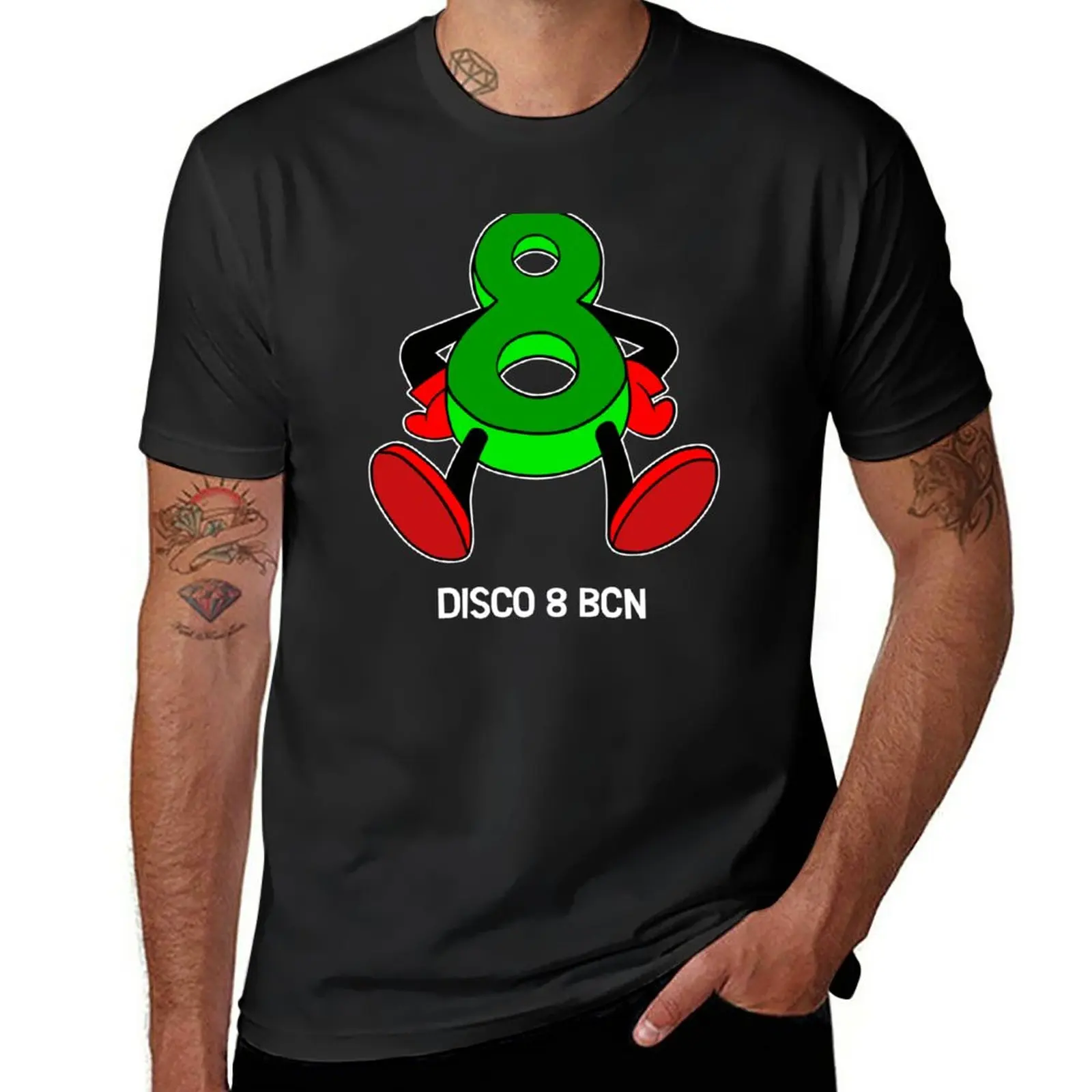 New Disco 8 - Techno Hardcore T-Shirt customized t shirts quick-drying t-shirt summer clothes Men's clothing