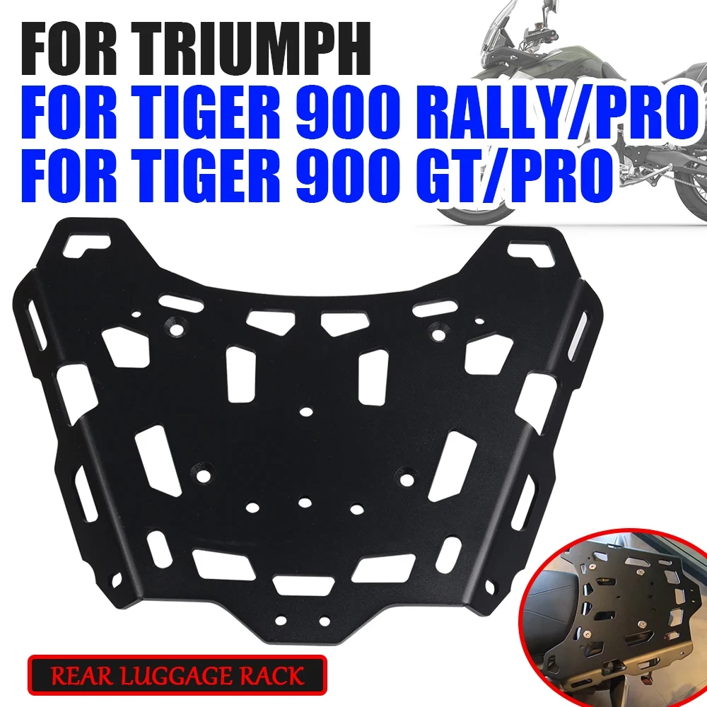 

For Triumph Tiger 900 Rally Pro Tiger900 GT 2022 Motorcycle Accessories Rear Rack Luggage Shelf Tailbox Support Tail Box Plate