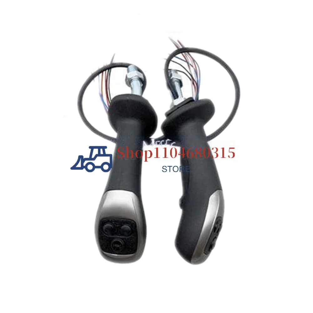 

Wheel Excavator Parts Doosan 300LC 380LC 420LC 700LC Modified Log Clamp Log Grabber 3 / 4 Button Rexroth Joystick Handle Glue