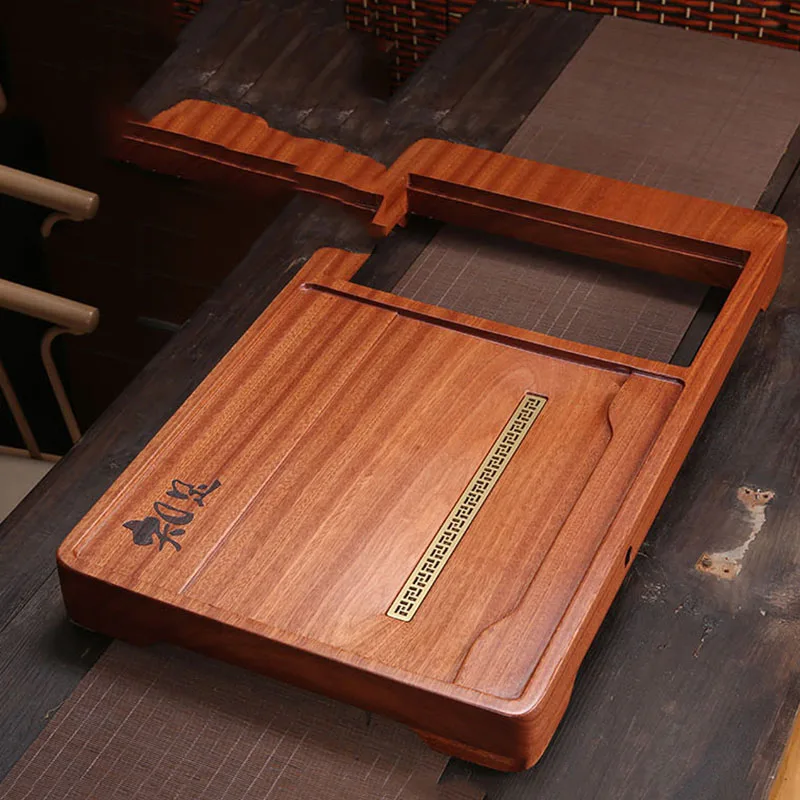 Wood Plates For Food Luxury Tea Tray Office Valet Ceramic Accessories Tea Tray Tableware Hospitality Bandeja Madera Teaware 2