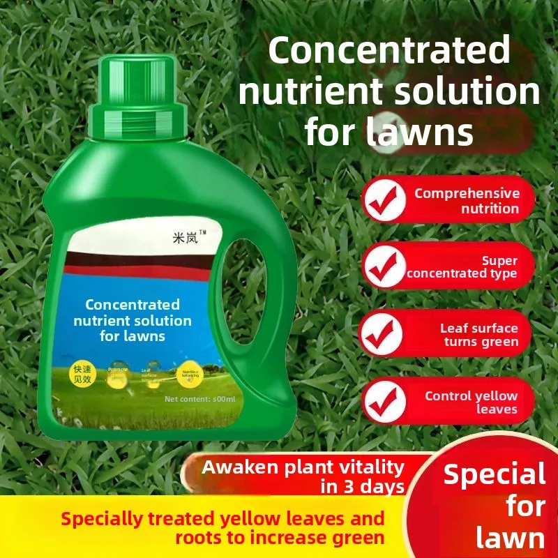 Spray de coloração rápida para gramado verde, solução nutritiva para cuidados com relvado de jardim de grama amarela seca