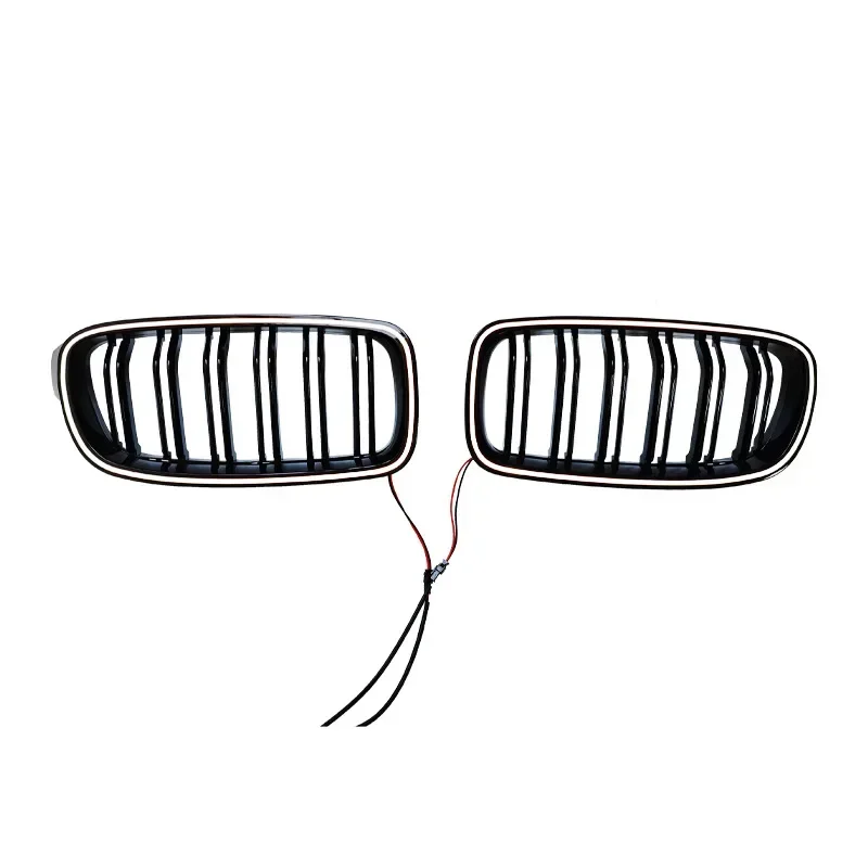 New Design 2013 To 2018 for For BMW 3 Series F30 F31 320i 330i 335i Front Luminous Grille Led Light Racing Grille Gloss Black