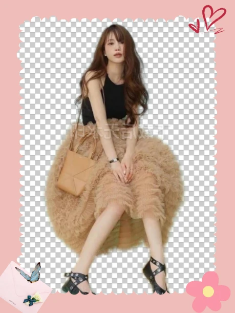 

Japanese Niche Skirt Women Summer Heavy Industry Layered Mesh Elastic Waist Fluffy Cake Skirt High Waist Long Skirts Two Wear