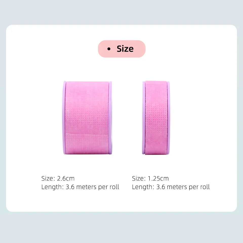 Nastro in gel di silicone per estensioni delle ciglia Pelle sensibile Multiuso Non tessuto traspirante sotto il cuscinetto per gli occhi Toppe Fornitore di strumenti per il trucco