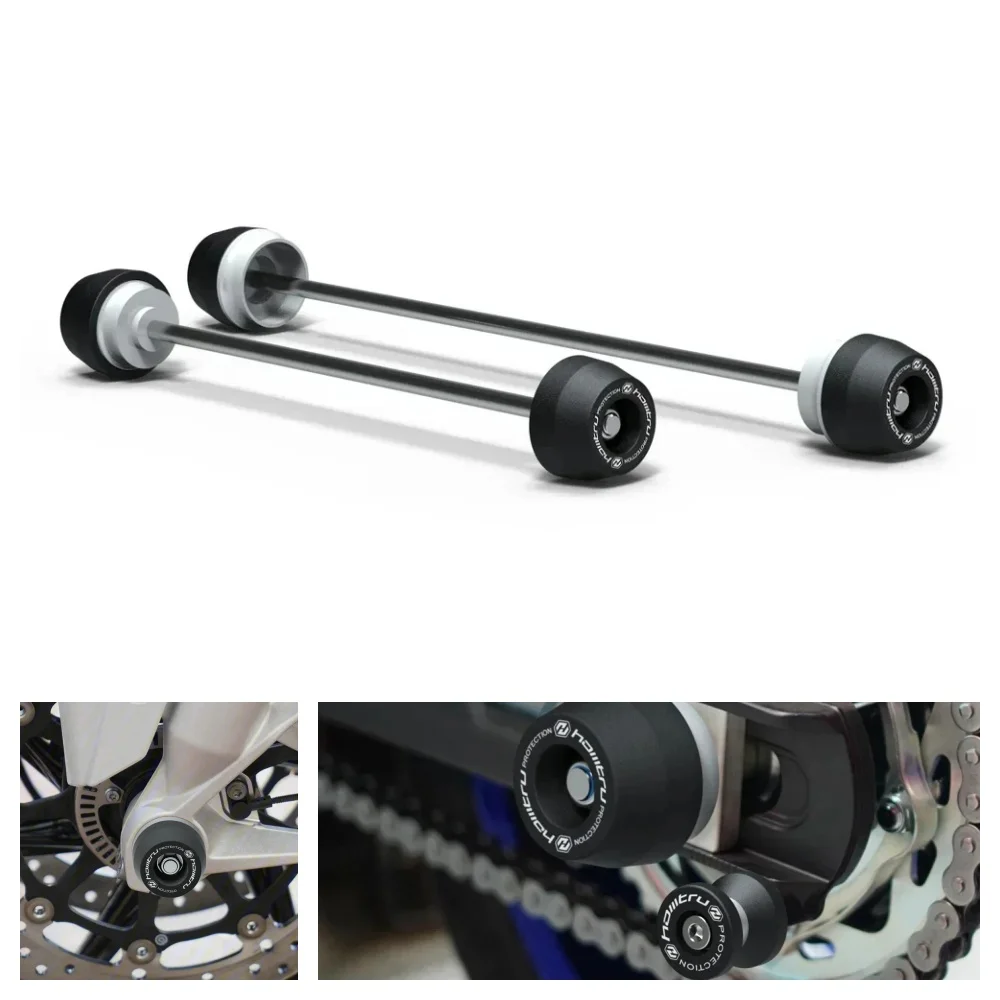 

For Suzuki GSX-8S GSX-8R 2023 2024 2025 Front Rear Axle Fork Crash Slider Motorcycle Wheel Hub Anti-Collision Block