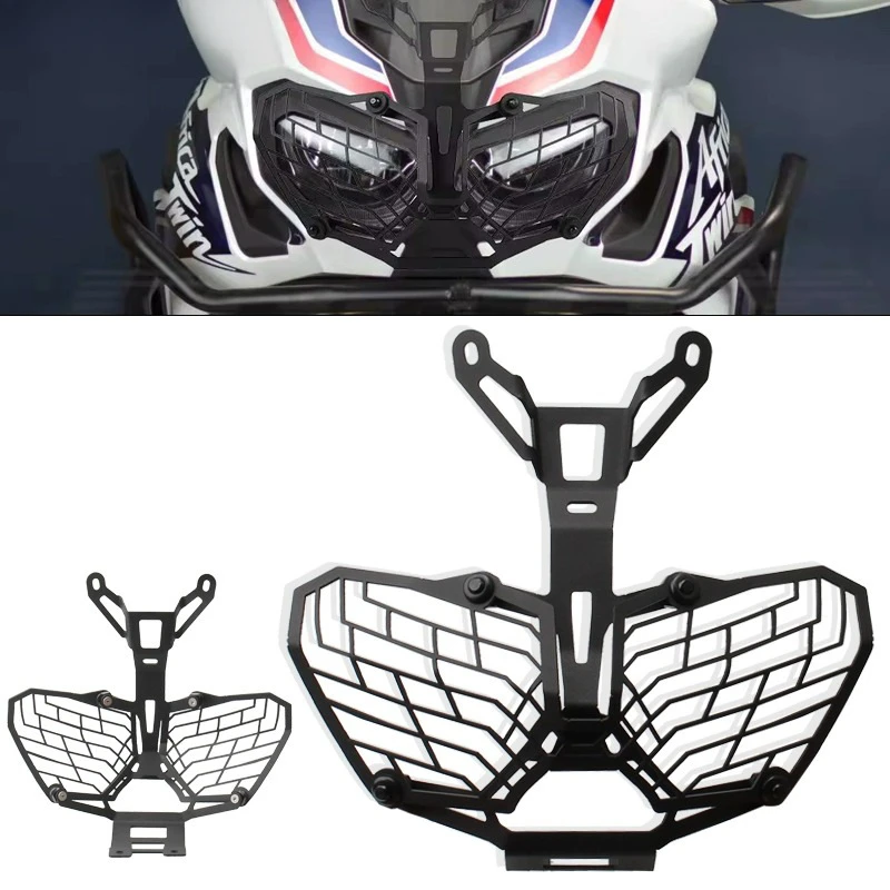 

Headlight Grille Guard Protector Cover For Honda Africa Twin CRF1000L CRF1000 CRF 1000 L 2015 2016 2017 2018 2019 2020 2021-2024