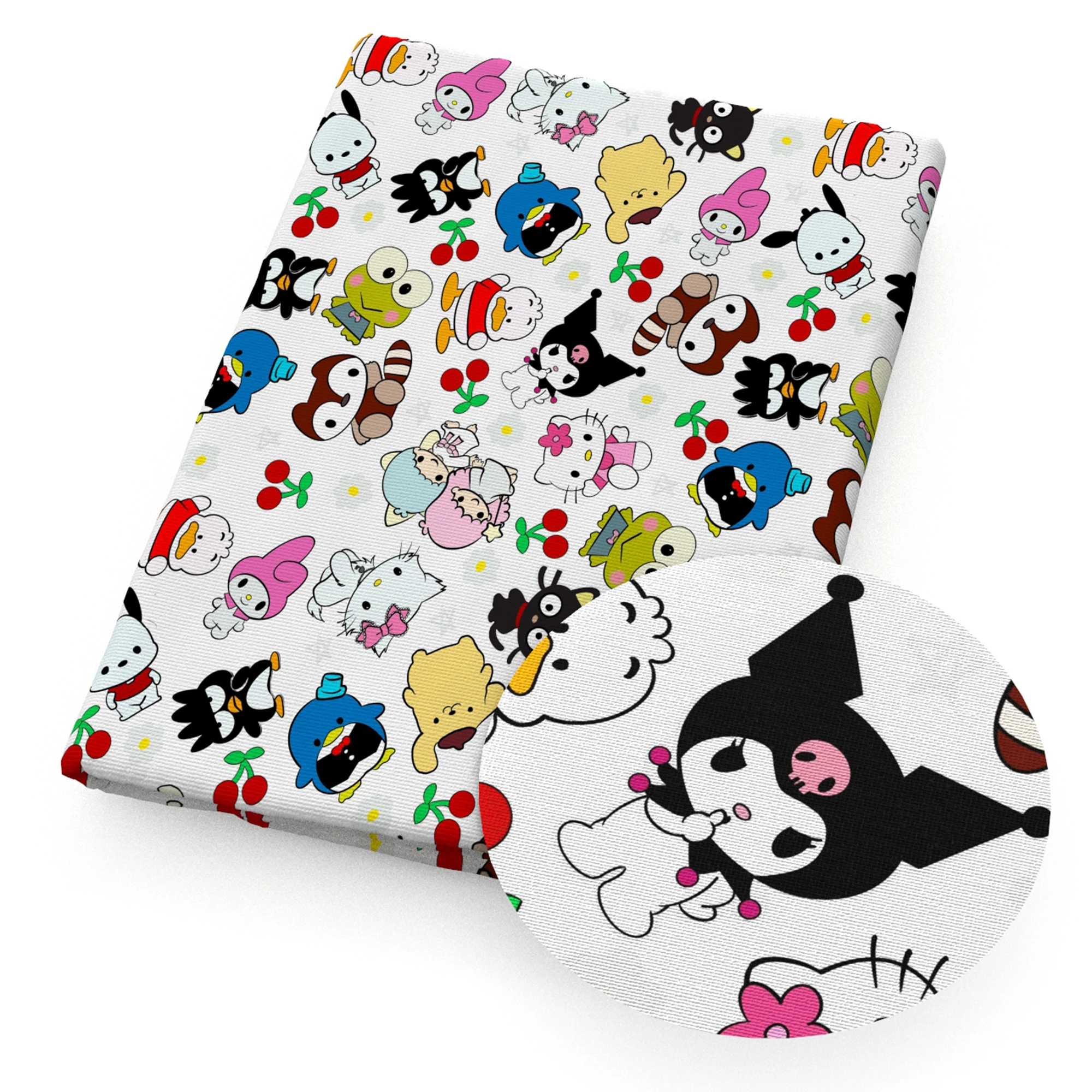 سانريو 50*145 سنتيمتر خليط نسيج القطن والبوليستر لخياطة الأنسجة اللحف الأقمشة التطريز المواد DIY بها بنفسك اليدوية #5