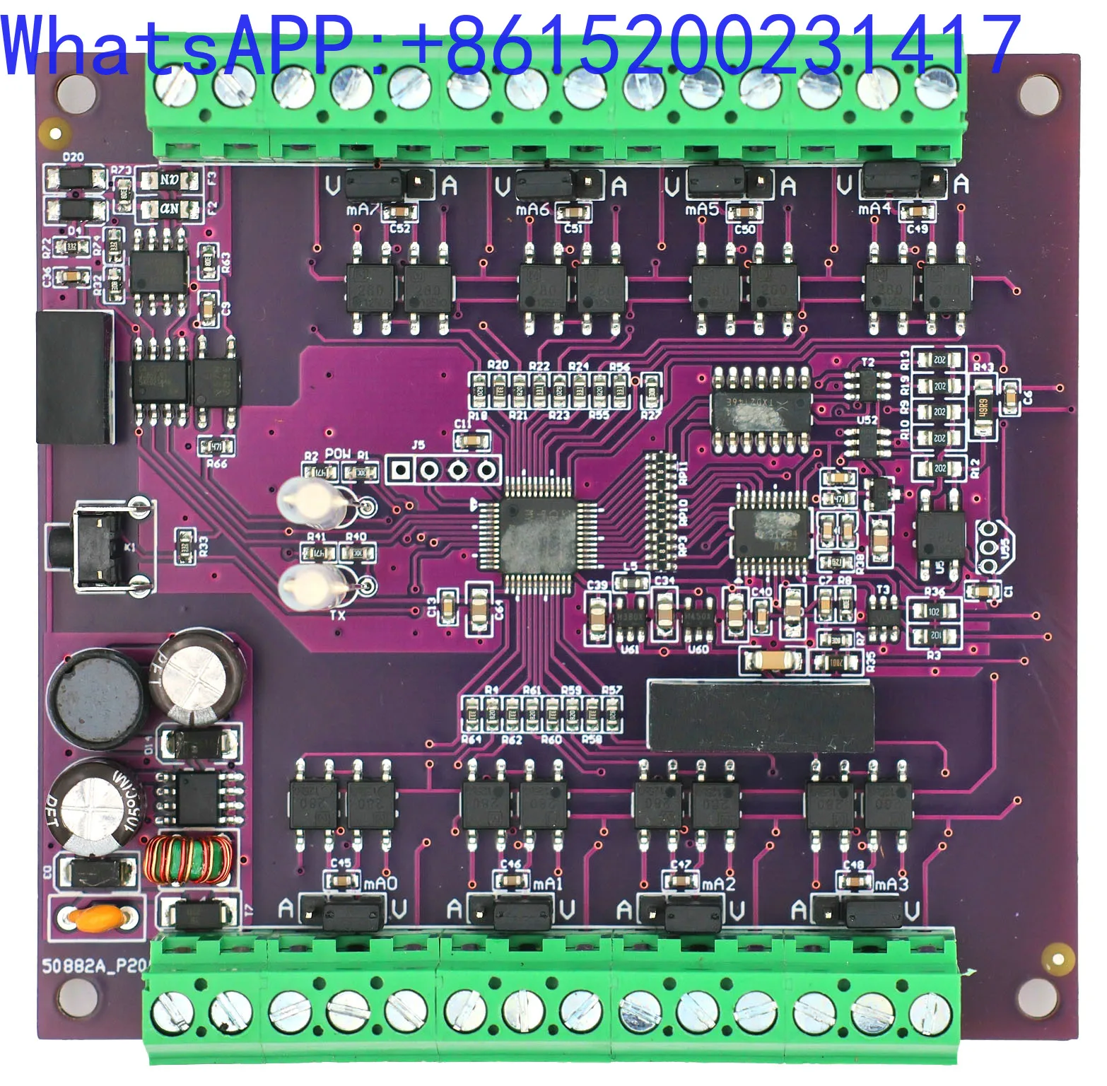 PT100 PT1000 8-way 10-way platinum resistor RTD high-precision temperature acquisition module MODBUS RS485