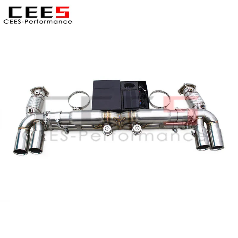 

CEES Catback выхлопная труба с Catalyst 300-элемент для Porsche 911 997/997.2 Turbo 3.8T 2010-2013 гг., выхлопная труба из нержавеющей стали