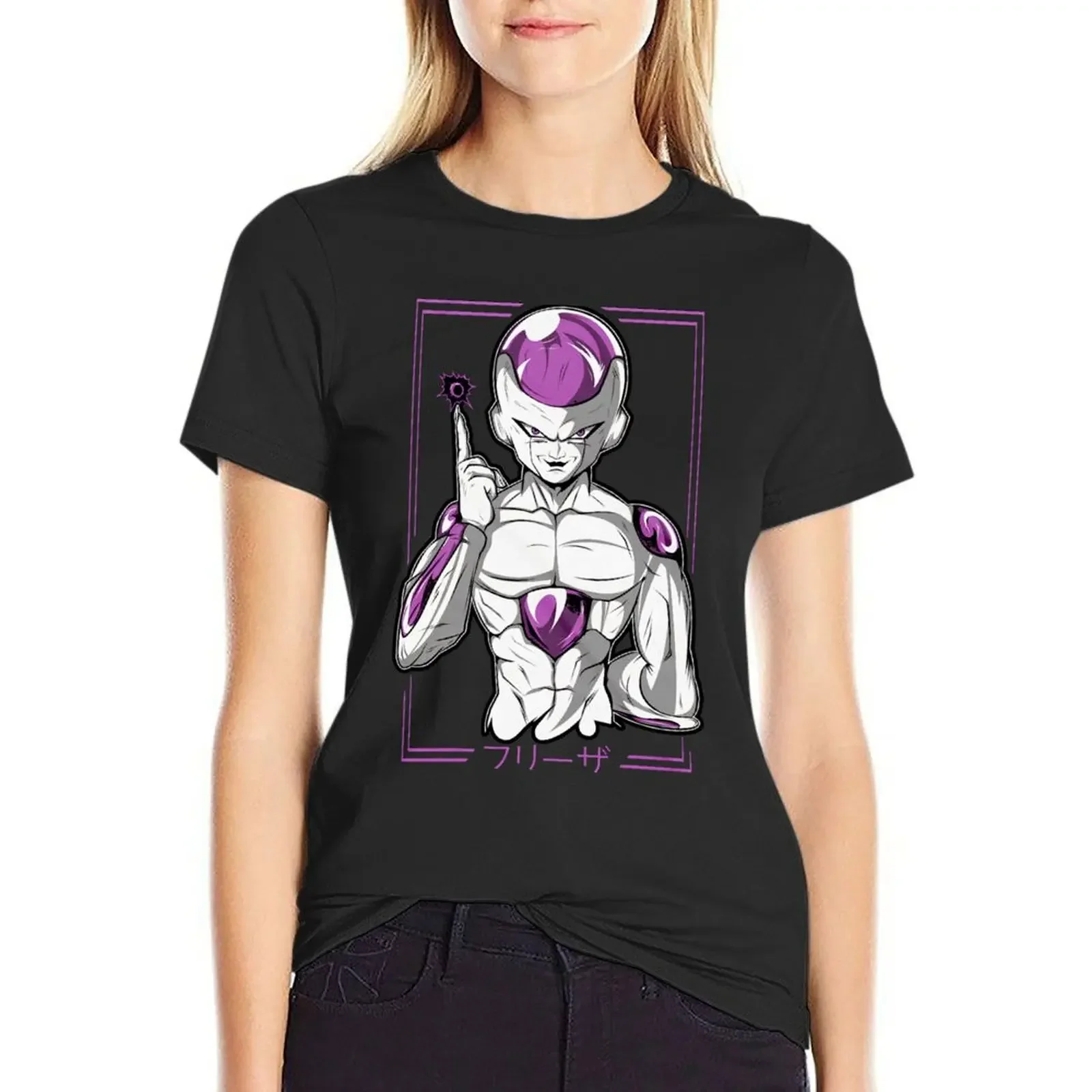 

Frieza T-shirt Aesthetic clothing plus size tops oversized rock and roll t shirts for Women