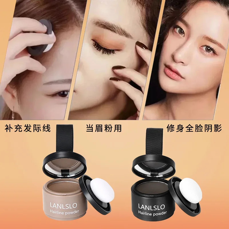 مسحوق شعري طبيعي رقيق ترقق مسحوق الشعر خط الشعر الظل ماكياج الشعر المخفي الجذر التستر مسحوق التغطية الفورية