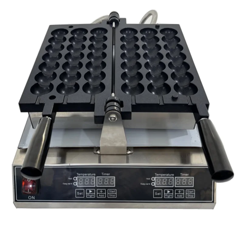 Commercial Skewer Waffle Machine Dual Temperature Control Candied Haws Electric Waffle Maker