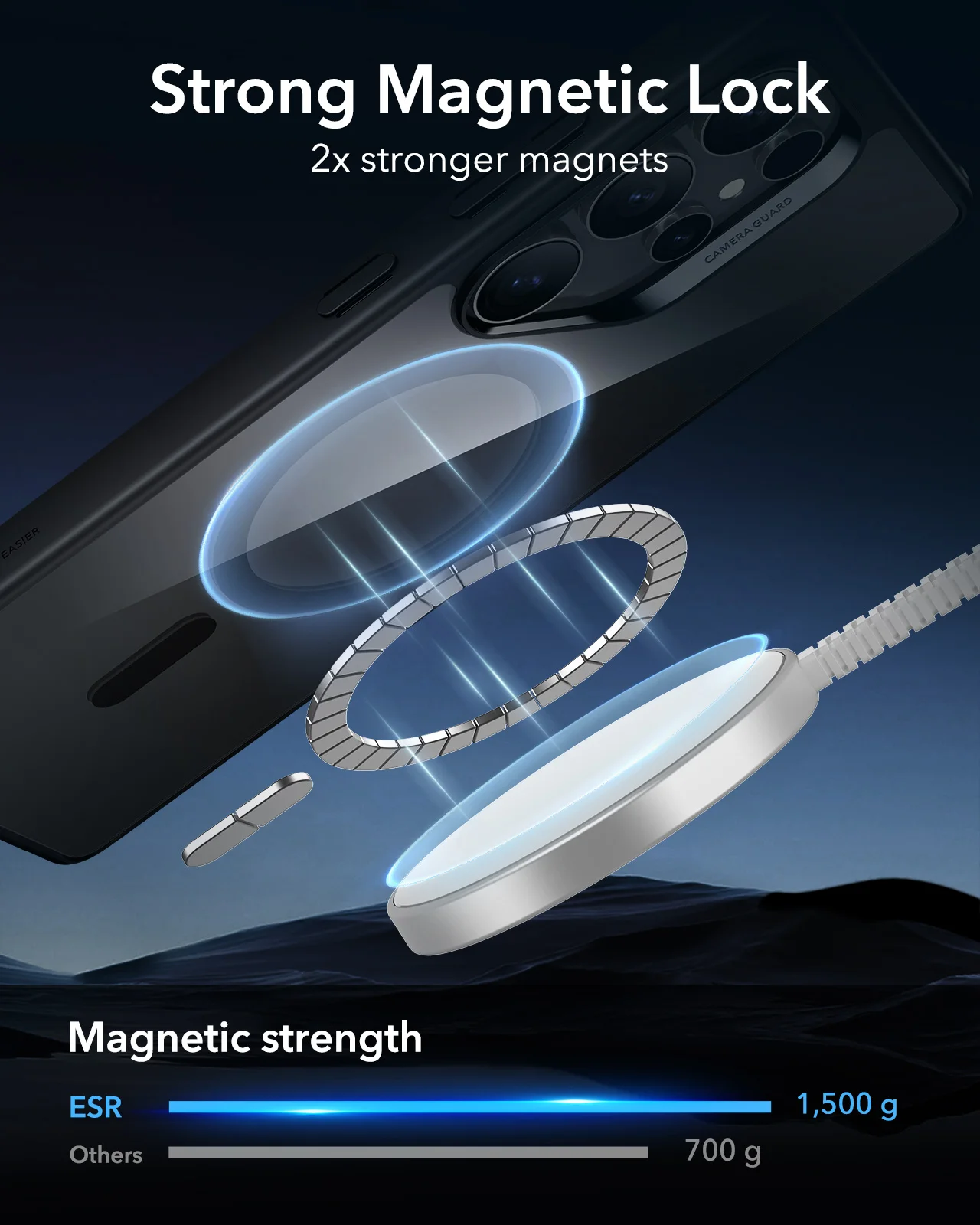 ESR for Galaxy S25 Ultra Magnetic Protection Case for Samsung S24 Ultra S25 Plus Classic  Military-Grade Protection Back Cover