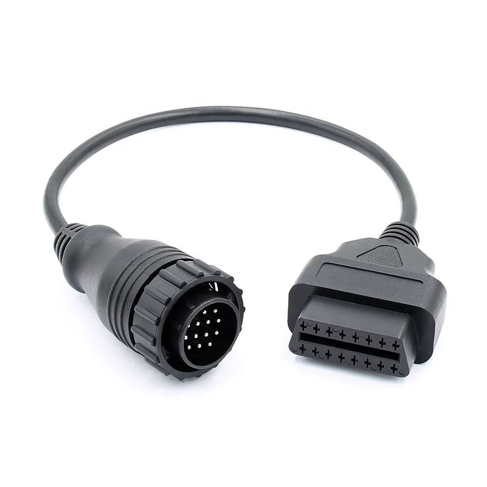 Wholesale for MB 14Pin to 16pin OBD Connector Cable Diagnostic Plug OBDII Adapter with High Quality Compatible for Benz Vehicle