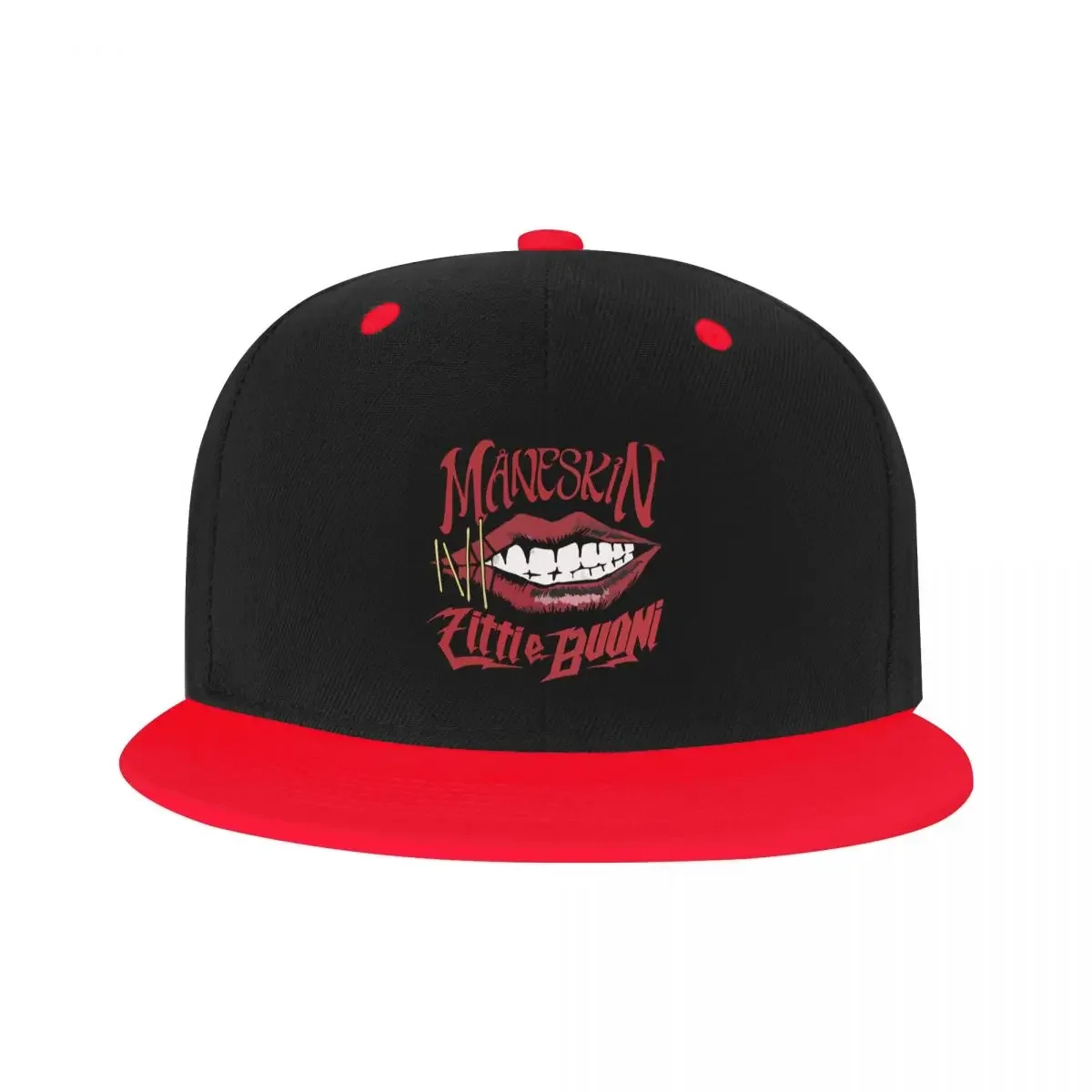 Niestandardowy Maneskin włoski zespół muzyka rockowa czapka z daszkiem mężczyźni kobiety płaski Snapback Hip Hop tata kapelusz Streetwear