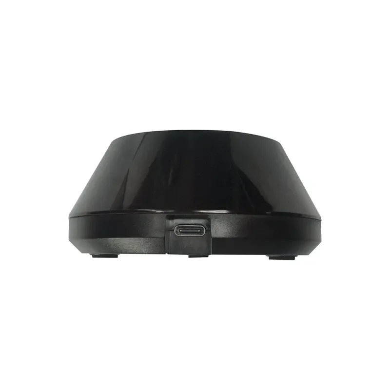 2.4G Infrared Smart Voice Control Box Round Brown Multifunctional Remote for Furniture Offline Operation Home Automation