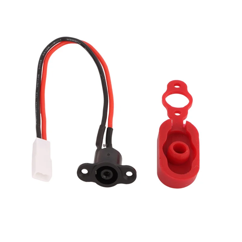 Y14AM365 Electric Scooter Accessories Charging Port Plastic Waterproof Head Waterproof Plug Complete Set