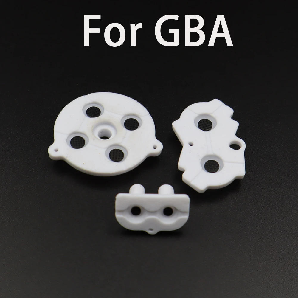 1SET Per Bottoni Conduttivi In Gomma Per Game Boy Classic GB GBA GBC GBP GBA SP Pad In Silicone Tastiera AB D-pad pulsante