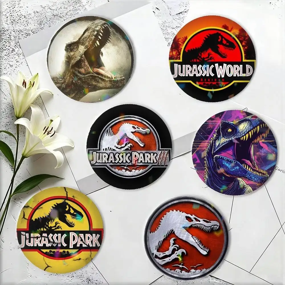 Jurassic Park D-Dinosaur World  25mm 32mm 44mm 58mm 75mm Brooches Badges Pins for Accessories Gift