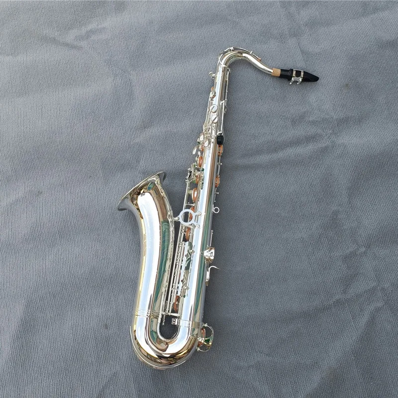 Top YTS-875 Bb professional Tenor saxophone professional-grade tone SILVERING SAX jazz instrument