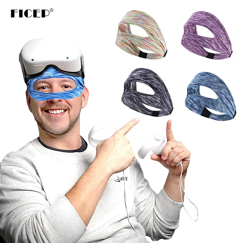 Eye Mask For Meta Oculus Quest 2 Sweat Band VR Glasses Cover Breathable Virtual Reality Headset For Quest 2 Accessories