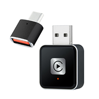 2 In 1Wireless Android Auto Car Play Box Adapter Adapter Wired To Wireless Durable Convenient