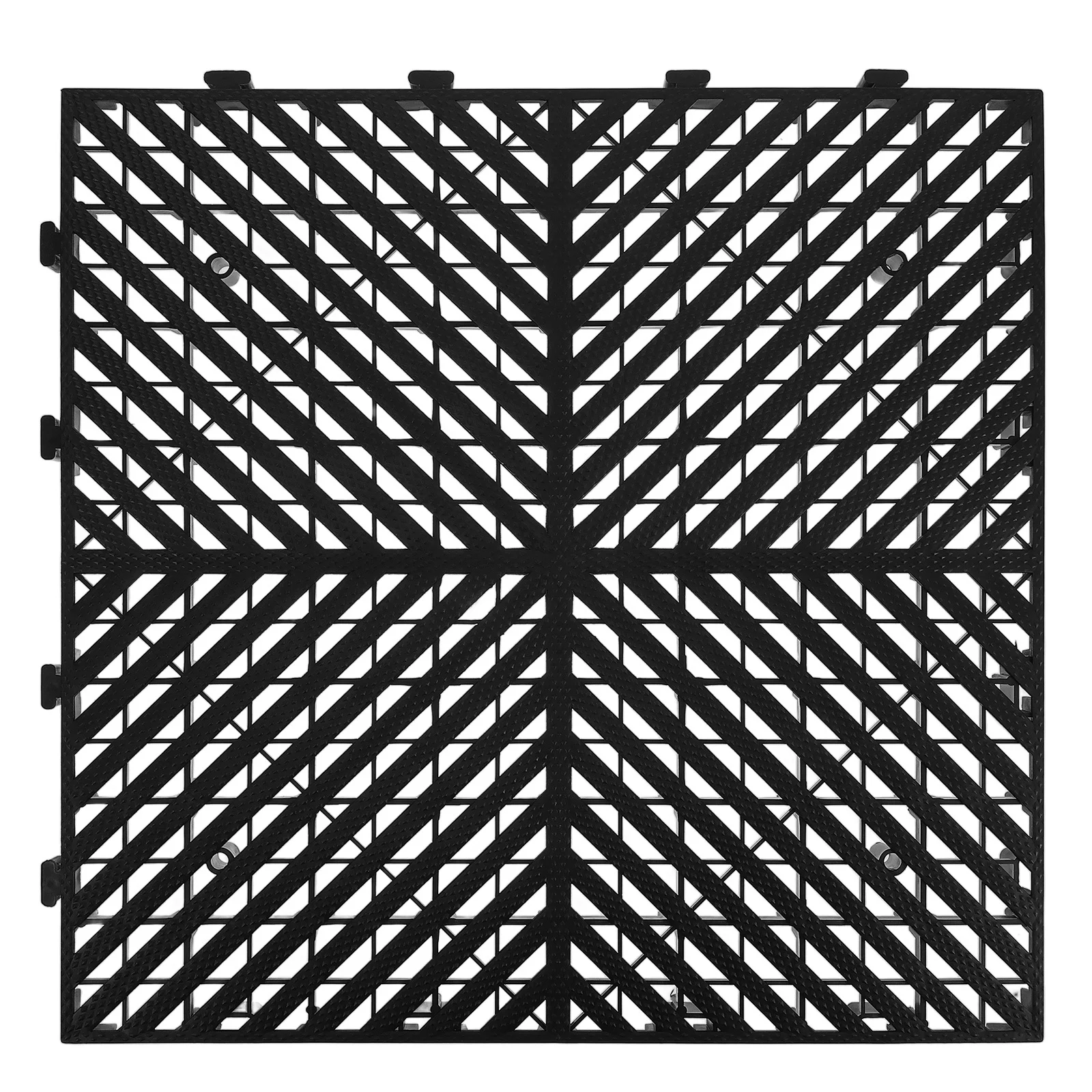 

Anti-Slip Interlocking Mat Thickened Pp Drainage Tile For Kitchen Bathroom Garage Floor Mesh Hole Design Easy Install