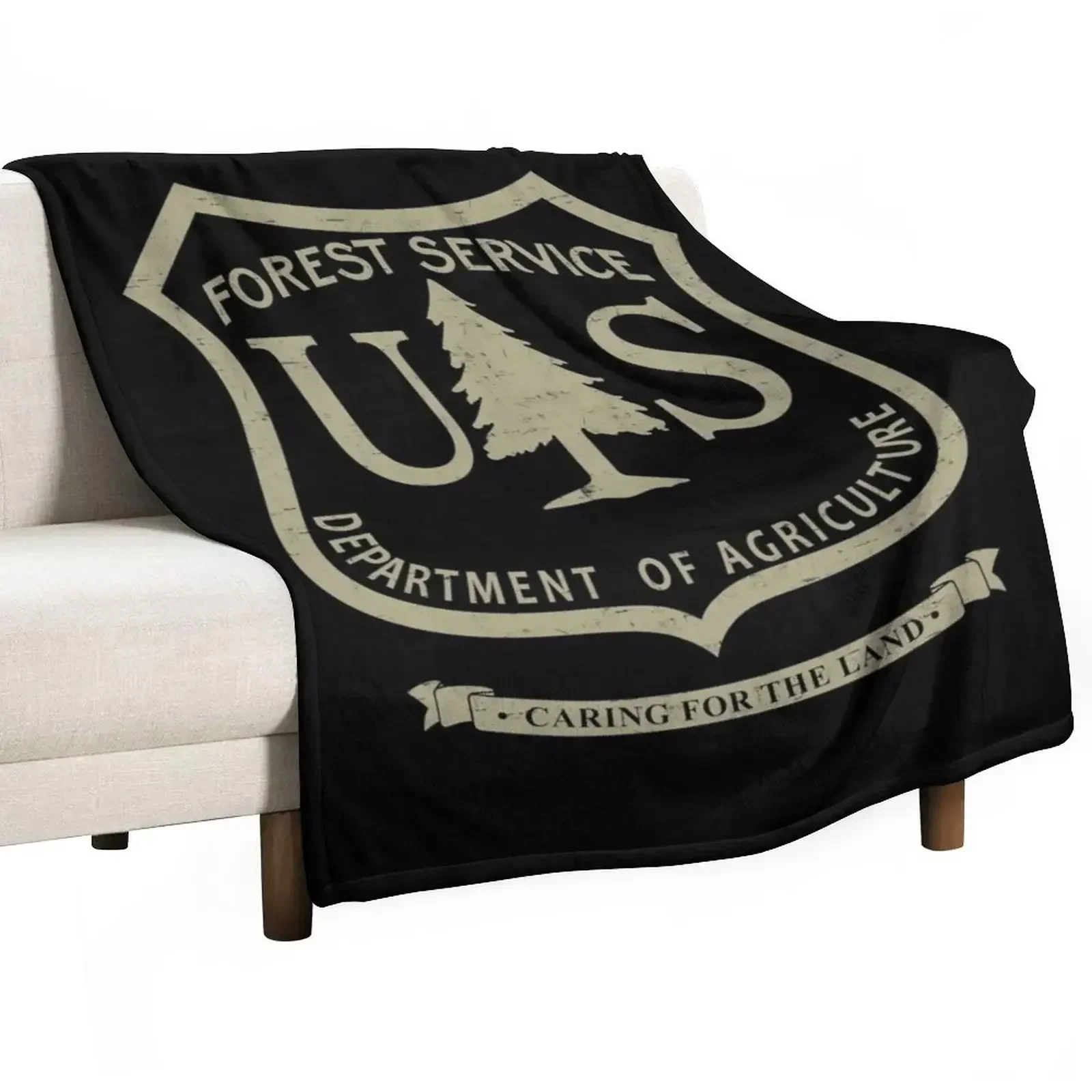 US Forest Service Throw Blanket Beautifuls Flannels Sofa Throw Blankets