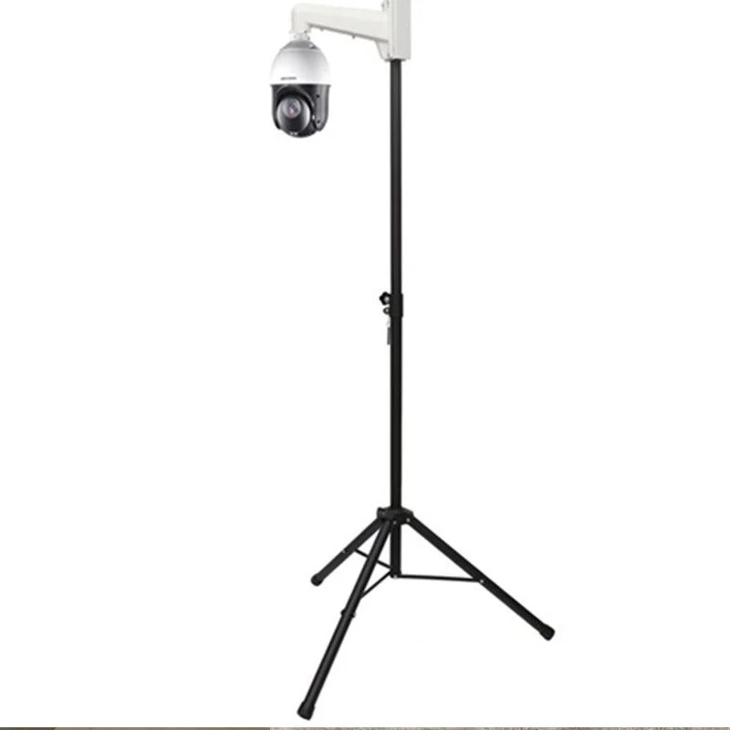Telescopic Floor Camera Tripod Stand Outdoor Mobile Mount Face Recognition Temperature Measuring Security