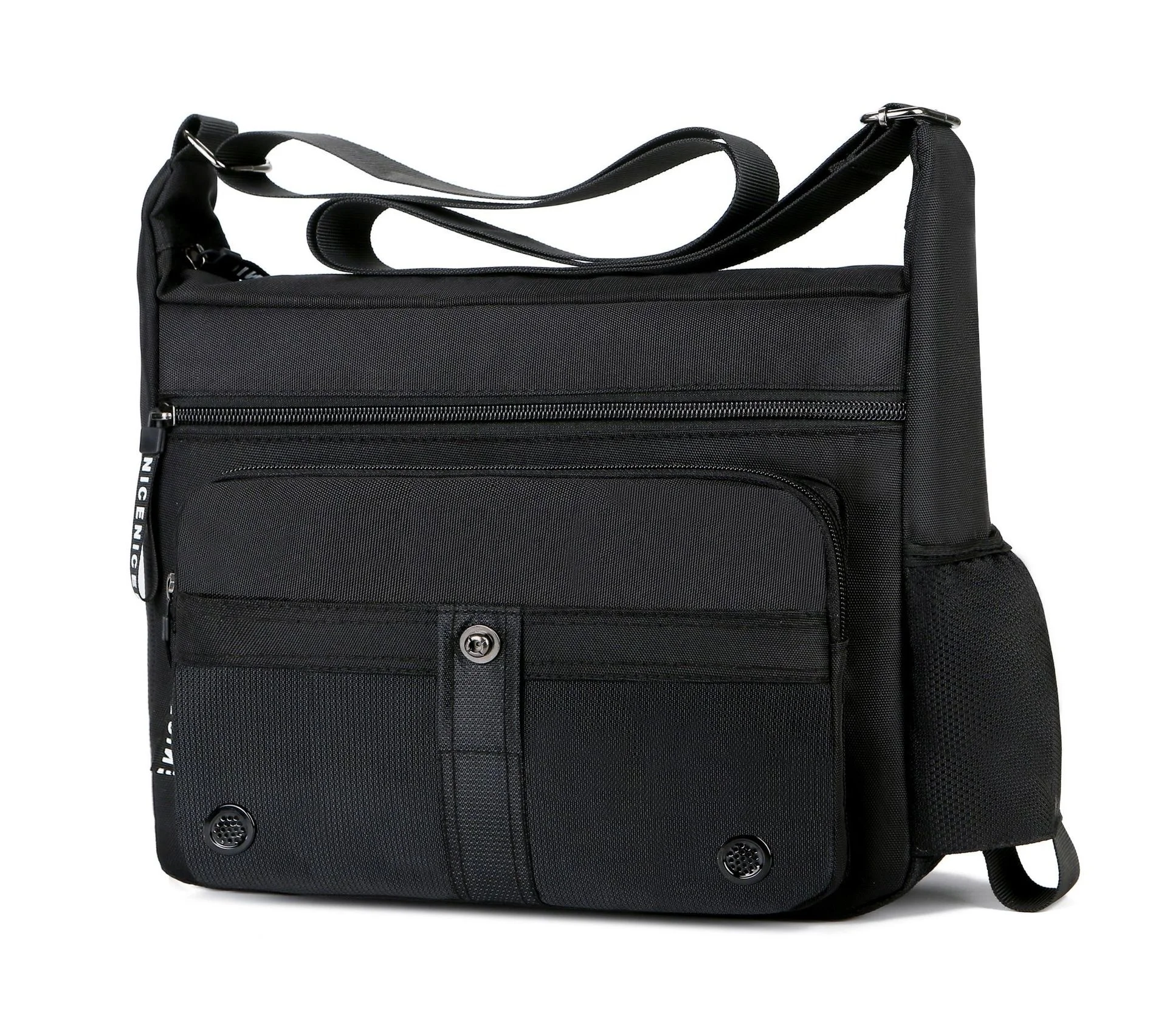 New men's casual shoulder bag large-capacity outdoor Oxford cloth messenger business briefcase crossbody