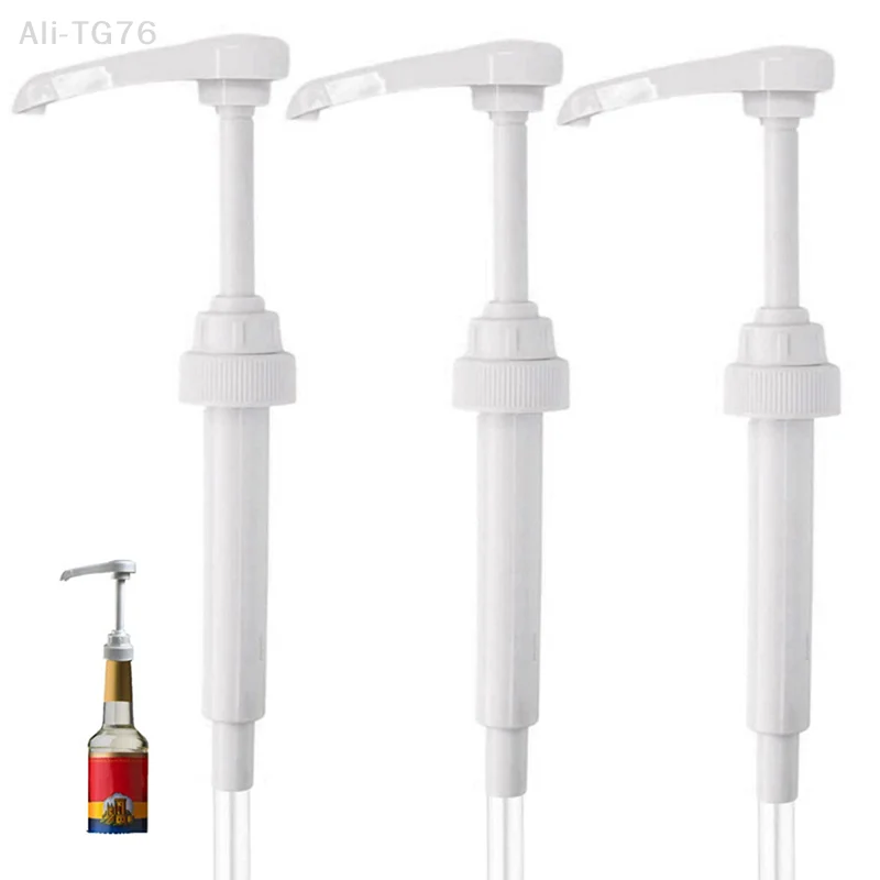 [P] 1/2PCs Syrup Pumps Dispenser Replacement Sauce Pressure Nozzle Bottle Pump Containers for Coffee Kitchen Seasoning Liquid