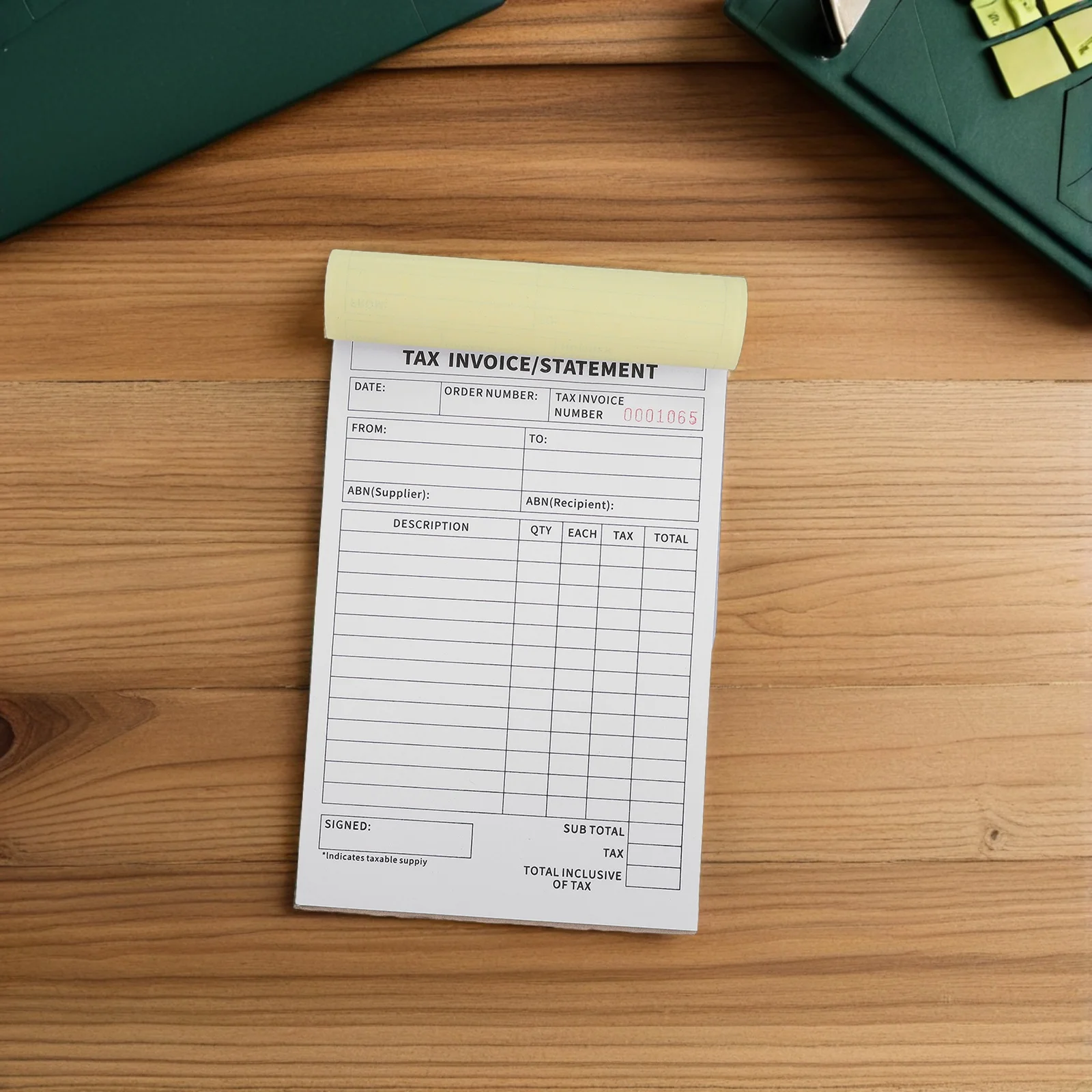 60 صفحة كتاب الفاتورة الإنجليزية للشركات الصغيرة الطلب منصات أشكال إيصالات الضرائب تتبع تجارة التجزئة سجل حفظ النفقات نسخة #4