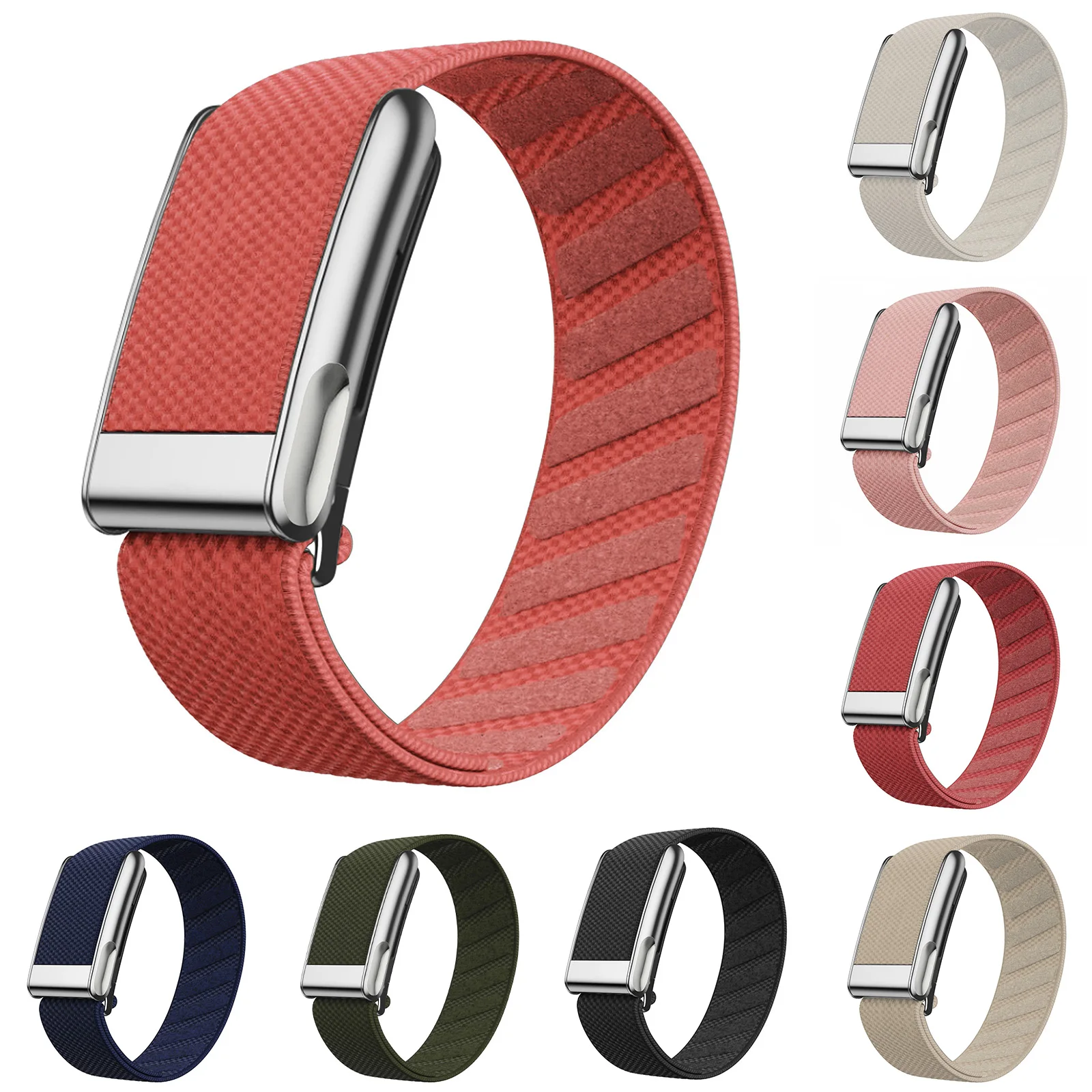 

SuperKnit Sport Wristband compatible for Whoop 5.0 Bands One Peak and Life Breathable Nylon Adjustable Strap