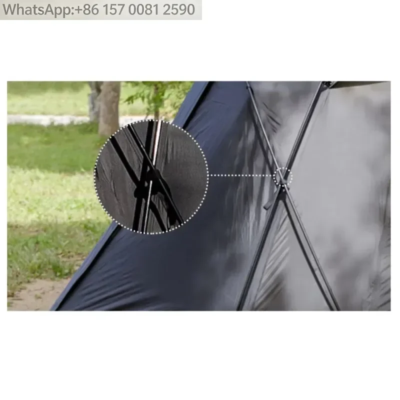 Tunnel Shape Outdoor Tent for Big Family Camping Shelter Tent Outdoor Tarp Customized Waterproof Fabric Tent