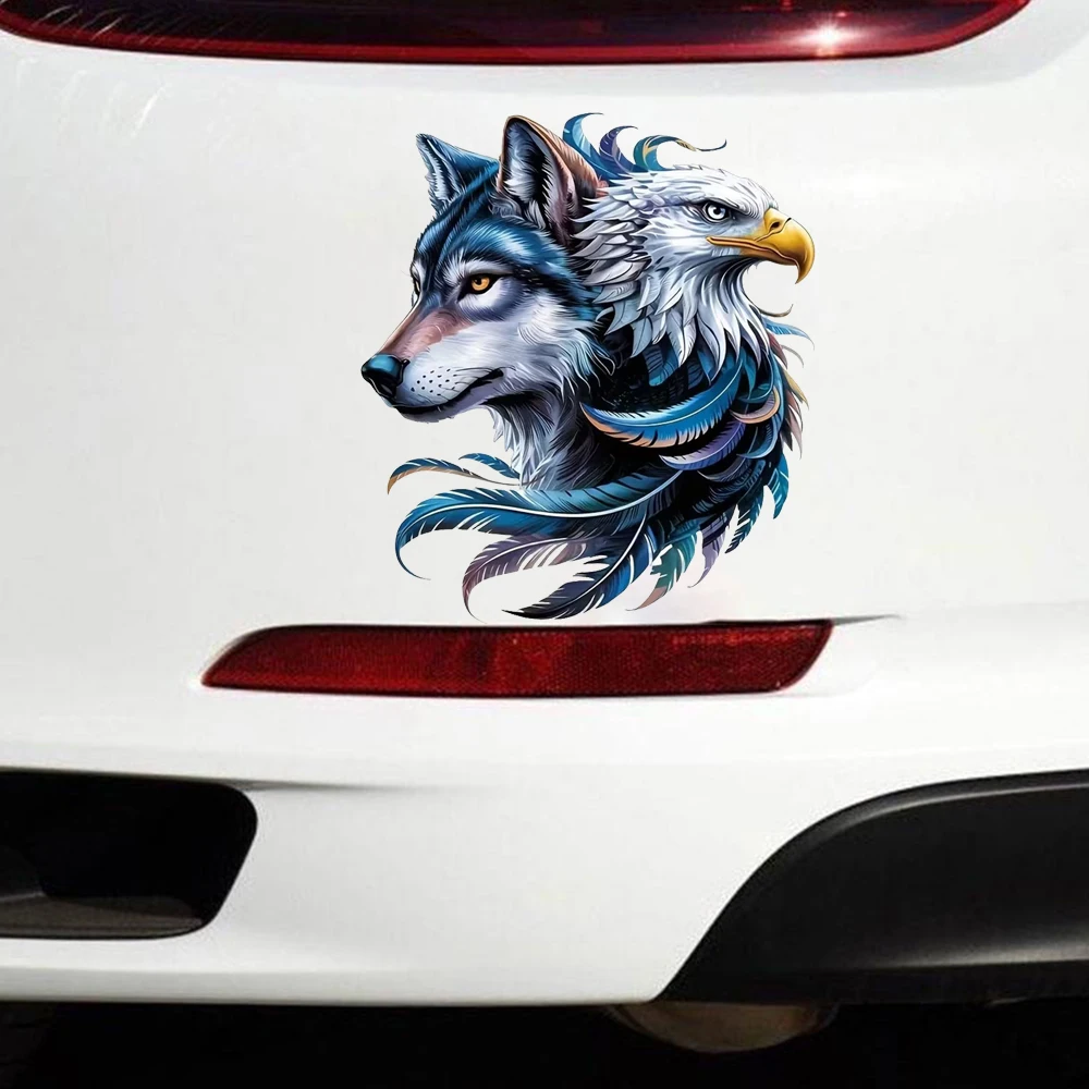 

Wolf & Owl Decals, Self-adhesive, Waterproof Vinyl Stickers for Car, Bumper, Window, Laptop, Wall and Glass Surface